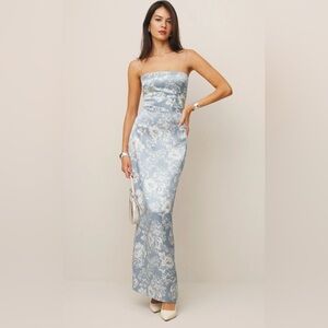 Reformation Frankie Silk Dress NEW